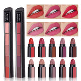5 in 1 Lipstick Matte lipsticks Waterproof | Long Lasting |Lipstick Long lasting Random Shades Lipsticks 3.5g