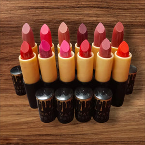 Pack Of 12 Matte Lipstick Multicolour Box
