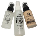 Deal of 3 Items Makeup Fixer, Liquid Foundation and Poreless Primer