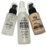 Deal of 3 Items Makeup Fixer, Liquid Foundation and Poreless Primer