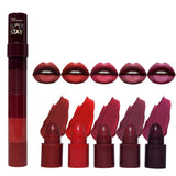 5 in 1 Lipstick Matte lipsticks Waterproof | Long Lasting |Lipstick Long lasting Random Shades Lipsticks 3.5g